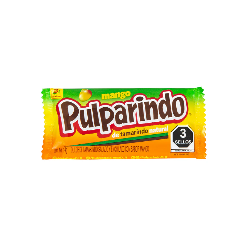 Pulparindo mango de tamarindo natural 14 gr